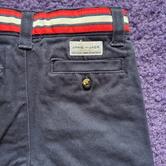 Janie and Jack baby Navy dress pants with belt - 6-12 months - Picture 6 of 6